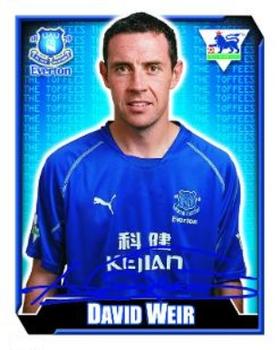 2002-03 Merlin F.A. Premier League 2003 #211 David Weir Front