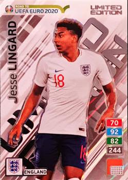 2019 Panini Adrenalyn XL Road to UEFA Euro 2020 - Limited Edition #NNO Jesse Lingard Front