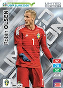 2019 Panini Adrenalyn XL Road to UEFA Euro 2020 - Limited Edition #NNO Robin Olsen Front