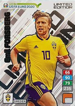 2019 Panini Adrenalyn XL Road to UEFA Euro 2020 - Limited Edition #NNO Emil Forsberg Front