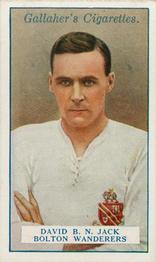 1928 Gallaher Ltd Footballers #75 David B.N. Jack Front
