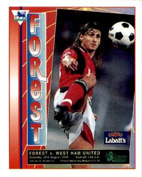 1995-96 Merlin's Premier League 96 #76 Club Programme Front