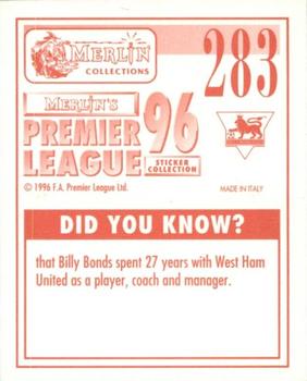 1995-96 Merlin's Premier League 96 #283 Craig Burley Back