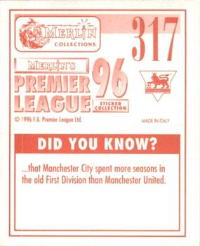 1995-96 Merlin's Premier League 96 #317 John Hartson Back