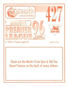 1995-96 Merlin's Premier League 96 #427 Alan Ball Back