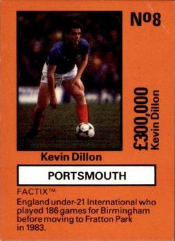 1987 Boss Leisure - Emlyn Hughes' Team Tactix #8 Kevin Dillon Front