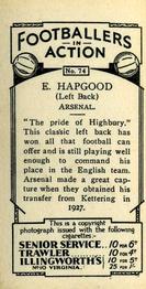 1934 Gallaher Footballers in Action #74 Eddie Hapgood Back