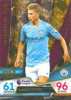 2018 Topps Match Attax Ultimate - PL Elite #157 Kevin De Bruyne Front