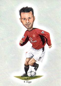 2002 Manchester United Football Caricatures #10 Ryan Giggs Front