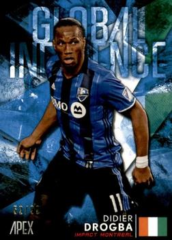 2016 Topps Apex MLS - Global Influence Blue #GI-DD Didier Drogba Front