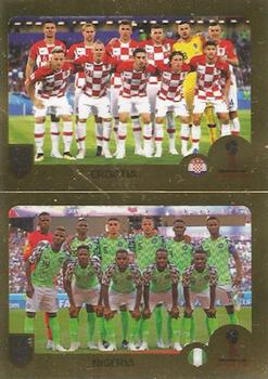2019 Panini FIFA 365 (Green Back) #385 Croatia / Nigeria Front