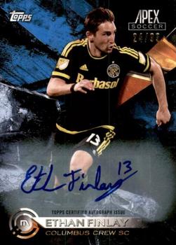 2016 Topps Apex MLS - Autographs Blue #53 Ethan Finlay Front