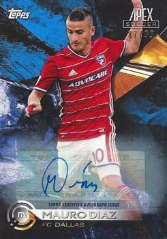 2016 Topps Apex MLS - Autographs Blue #59 Mauro Diaz Front