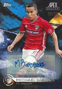 2016 Topps Apex MLS - Autographs Blue #80 Michael Barrios Front