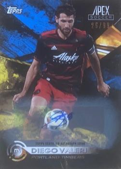 2016 Topps Apex MLS - Autographs Blue #95 Diego Valeri Front