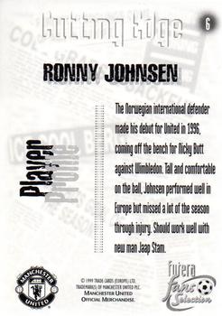 1999 Futera Manchester United Fans' Selection - Foil #6 Ronny Johnsen Back
