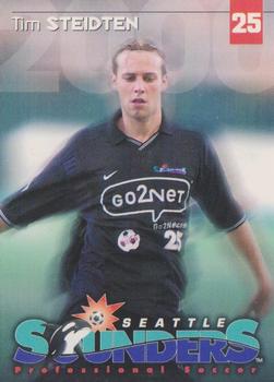 2000 Tully's Coffee Seattle Sounders #NNO Tim Steidten Front