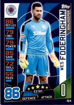 2016-17 Topps Match Attax SPFL #164 Wes Foderingham Front