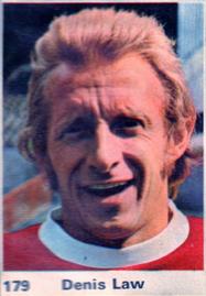 1971-72 Marshall Cavendish Top Teams #179 Denis Law Front