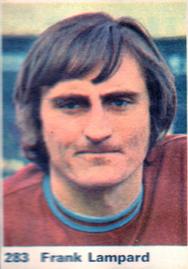 1971-72 Marshall Cavendish Top Teams #283 Frank Lampard Front