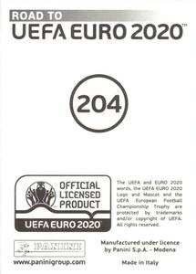 2019 Panini Road to UEFA Euro 2020 Stickers #204 Shane Ferguson Back
