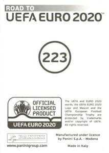 2019 Panini Road to UEFA Euro 2020 Stickers #223 Mateusz Klich Back