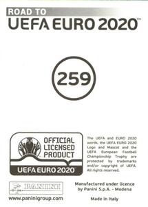 2019 Panini Road to UEFA Euro 2020 Stickers #259 Ciprian Tatarusanu Back