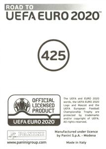 2019 Panini Road to UEFA Euro 2020 Stickers #425 Oleksandr Zinchenko Back