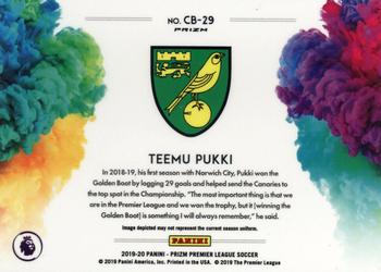 2019-20 Panini Prizm Premier League - Color Blast #CB-29 Teemu Pukki Back