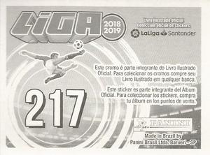 2018-19 Panini Liga Stickers LaLiga Santander (Brazil) #217 Abdoulaye Ba / Alex Moreno Back