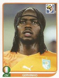 2010 Panini FIFA World Cup Stickers (Blue Back) #539 Gervinho Front