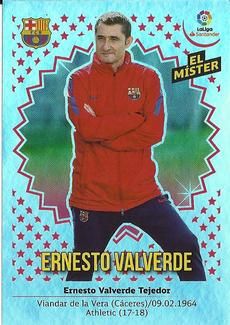 2018-19 Panini LaLiga Santander Este Stickers - Escudos & Entrenadores #8 Ernesto Valverde Front