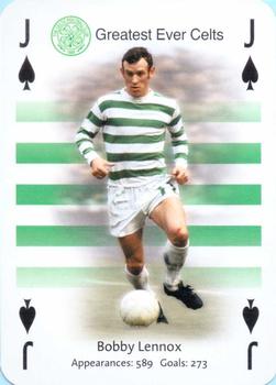 2004-05 The 1988 Celtic Football Club Playing Cards #J♠ Bobby Lennox Front