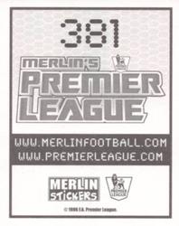 2007-08 Merlin Premier League 2008 #381 Wes Brown Back
