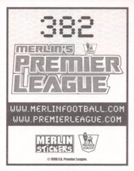 2007-08 Merlin Premier League 2008 #382 Anderson Back