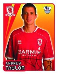 2007-08 Merlin Premier League 2008 #408 Andrew Taylor Front