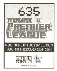 2007-08 Merlin Premier League 2008 #635 Paul Scharner Back