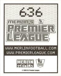 2007-08 Merlin Premier League 2008 #636 Titus Bramble Back