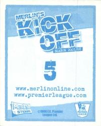 2008 Merlin's Premier League Kick Off #5 Kolo Toure Back