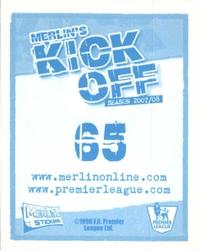 2008 Merlin's Premier League Kick Off #65 Florent Malouda Back