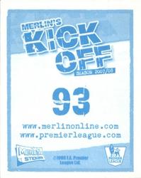 2008 Merlin's Premier League Kick Off #93 Aaron Hughes Back