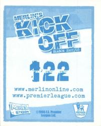 2008 Merlin's Premier League Kick Off #122 Micah Richards Back