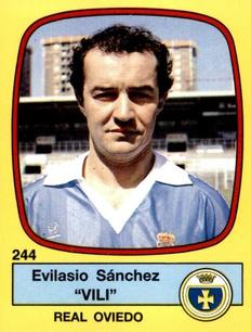 1988-89 Panini Spanish Liga #244 Evilasio Sanchez 