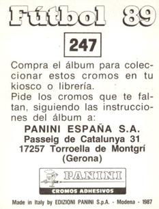 1988-89 Panini Spanish Liga #247 Alberto Martínez 