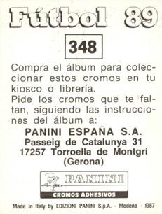 1988-89 Panini Spanish Liga #348 Valentín San Sebastian 