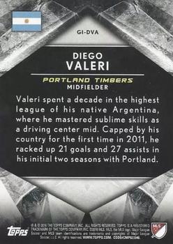 2016 Topps Apex MLS - Global Influence Orange #GI-DVA Diego Valeri Back