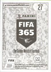 2018 Panini FIFA 365 Stickers #27 Gino Peruzzi Back