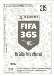 2018 Panini FIFA 365 Stickers #215 Danijel Subasic Back