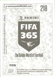 2018 Panini FIFA 365 Stickers #218 Andrea Raggi Back