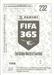 2018 Panini FIFA 365 Stickers #232 Guido Carrillo Back